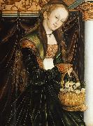 Lucas Cranach Die Heilige Dorothea oil painting reproduction
